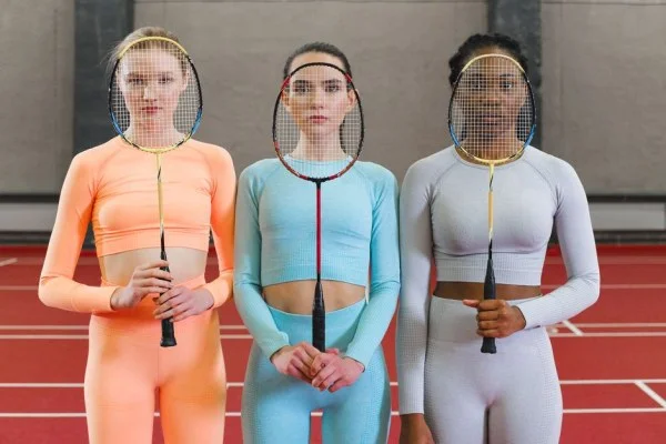 female badminton athlete
